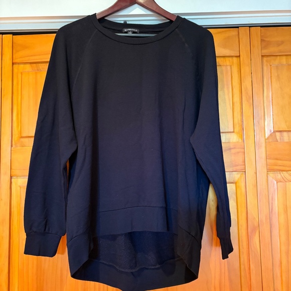 Beyond Yoga Cozy Fleece Saturday Oversized Sweatshirt Size Small Black USA Made - Picture 1 of 9